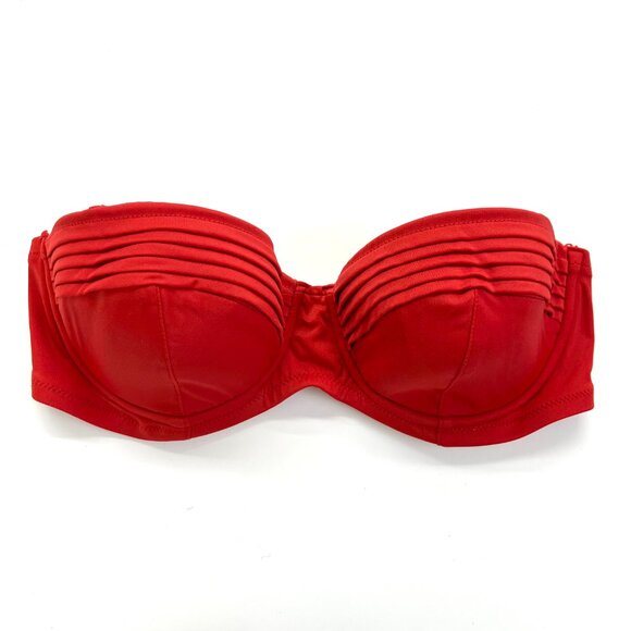 NWOT - J.Crew Red Underwire Bikini | Size 34D & Size M - Picture 5 of 10